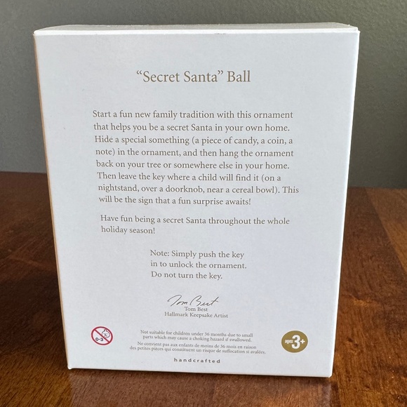 Hallmark Keepsake Ornament “Secret Santa Ball” - Picture 2 of 8